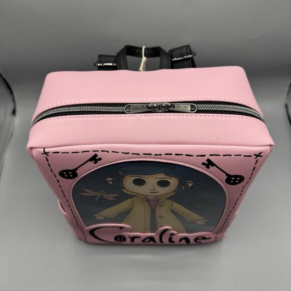 Loungefly Coraline Limited Edition Doll Pink Mini Backpack NEW main image 6